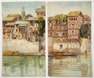 Lot 251 - Mary Lewis Milne (1860-1932) 'Houses on the...