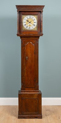 Lot 1010 - An early to mid 18th century 30-hour longcase clock by John Hampson