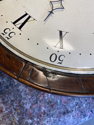 Lot 1030 - A George III mahogany cased tavern clock