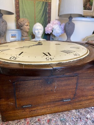 Lot 1030 - A George III mahogany cased tavern clock