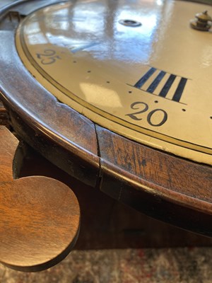 Lot 1030 - A George III mahogany cased tavern clock