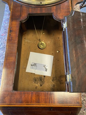 Lot 1030 - A George III mahogany cased tavern clock
