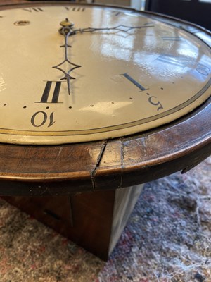 Lot 1030 - A George III mahogany cased tavern clock