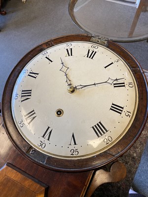 Lot 1030 - A George III mahogany cased tavern clock