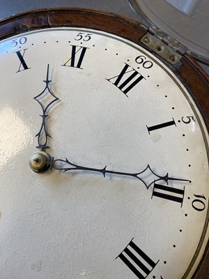 Lot 1030 - A George III mahogany cased tavern clock