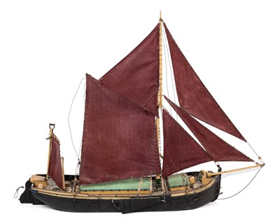 Lot 1003 - Two wooden model boats