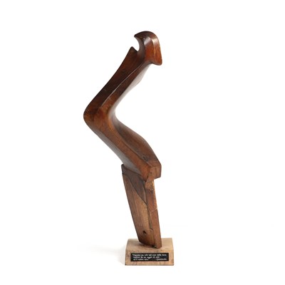 Lot 304 - Venetian gondola forcola, 91cm high