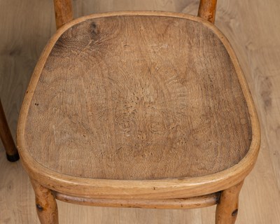 Lot 1190 - A pair of Jacob and Joseph Kohn bentwood side chairs
