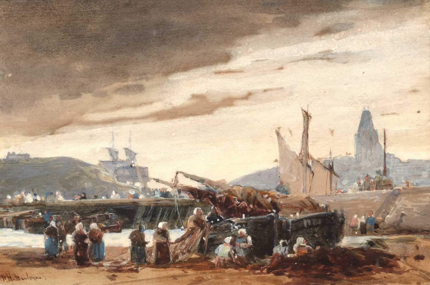 Lot 351 - Thomas Bush Hardy (1842-1897) Boulogne,...