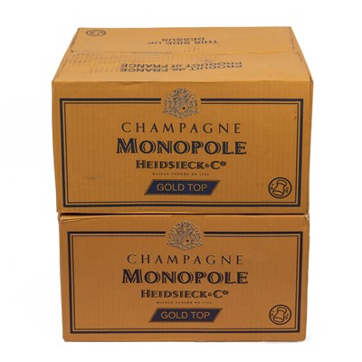 Lot 1423 - Twelve bottles of Heidsieck & Co. Monopole 'Gold Top' Champagne