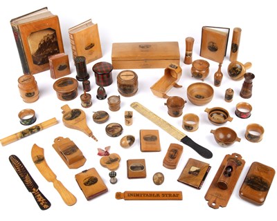 Lot 152 - A collection of 19th century Mauchline and...