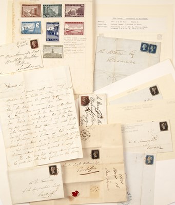 Lot 319 - Early Victorian stamps to include a plate 10...