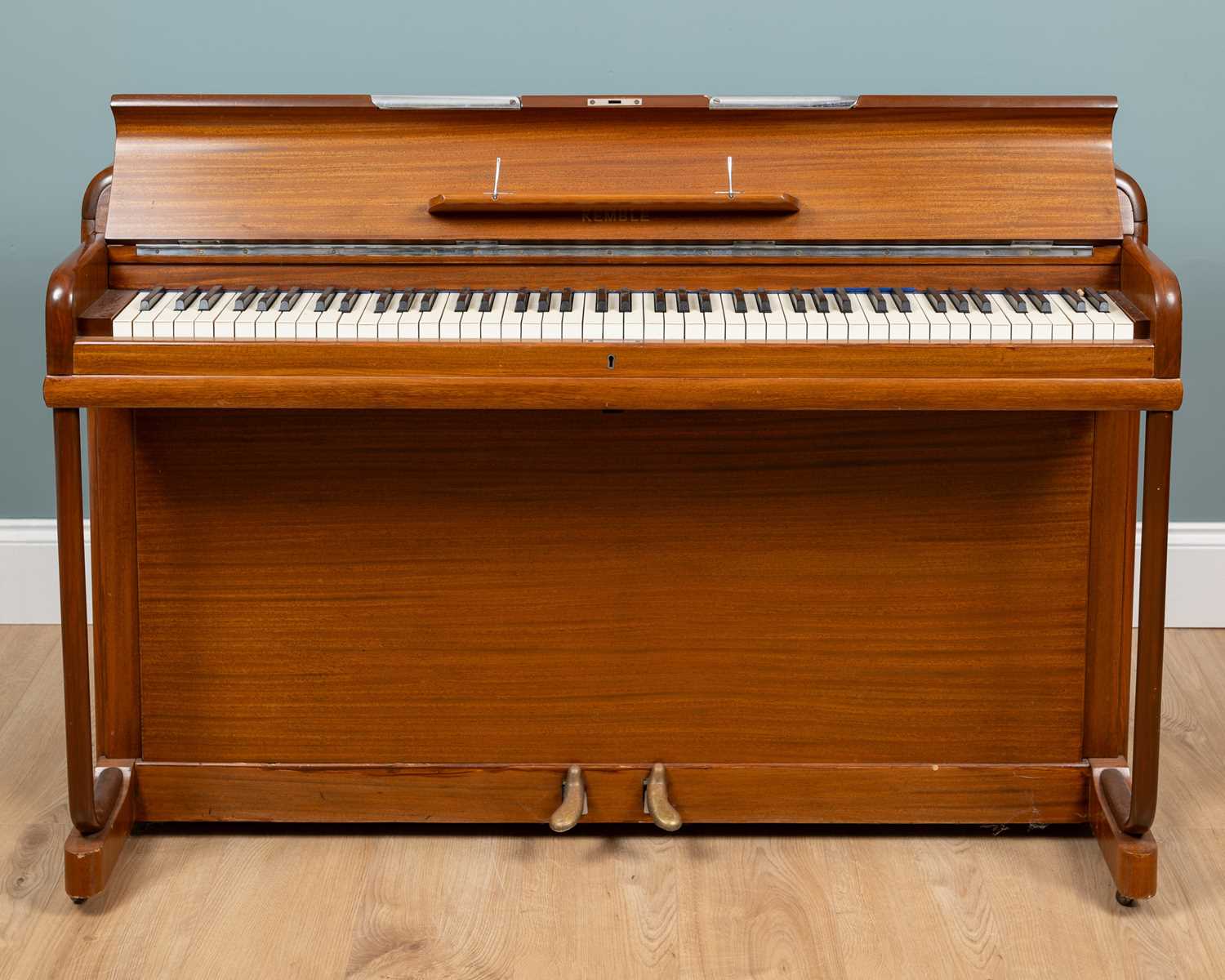 Lot 228 - A Kemble Minx hardwood piano