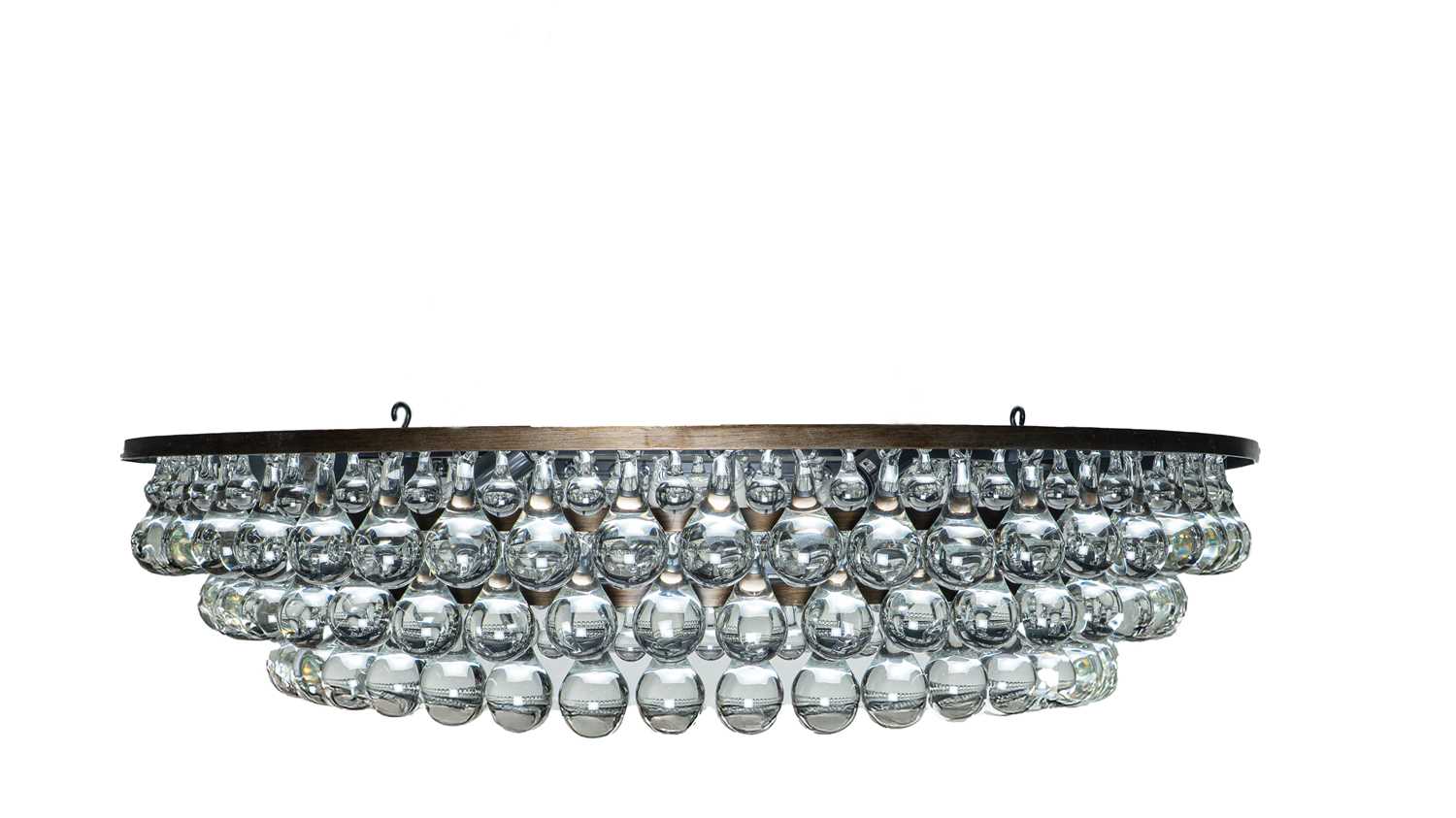 Lot 496 - A large Ochre 'Arctic Pear' chandelier
