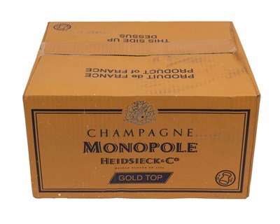Lot 1414 - Six bottles of Heidsieck & Co. Monopole 'Gold Top' Champagne