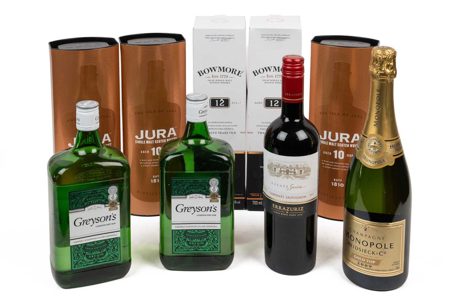 Lot 1418 - A collection of wine and whiskey
