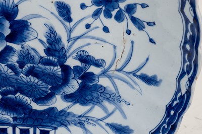 Lot 425 - A pair of late 19th century Japanese blue and white chargers