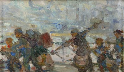 Lot 254 - Jules Adler (1865-1952) A study for 'Retour de...