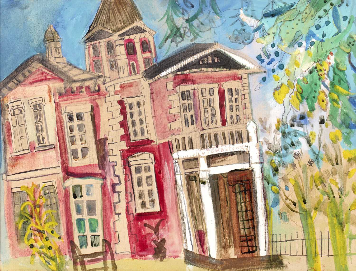 Lot 285 - Hazel Guggenheim (1903-1995) 'Old Courthouse,...