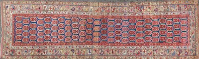Lot 1391 - A 19th century Kurdish runner