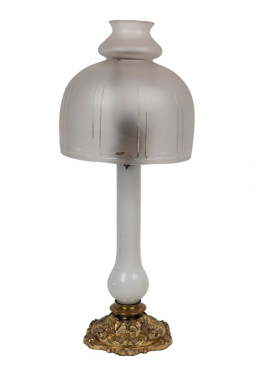 Lot 1178 - A Palmer & Co. Patent William IV oil lamp