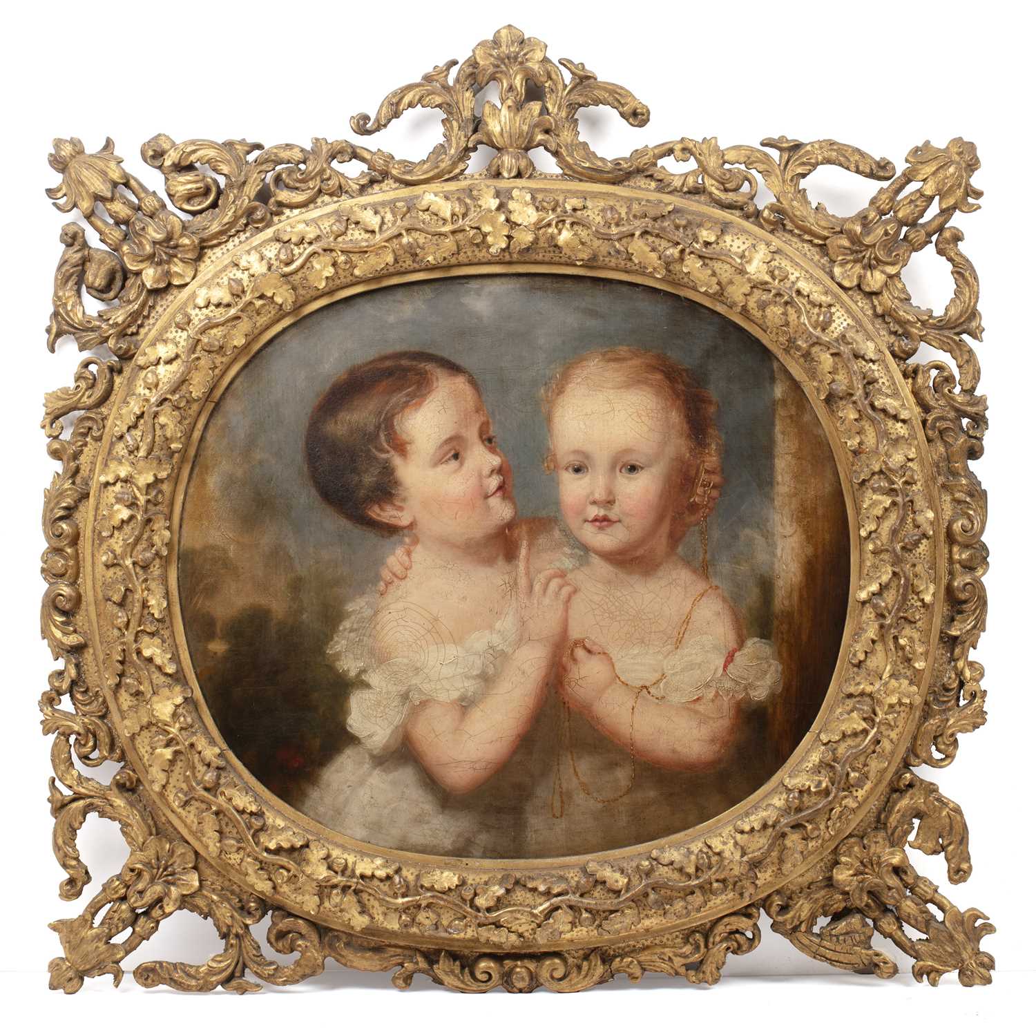 Lot 97 - Continental School (19th century) Two young...