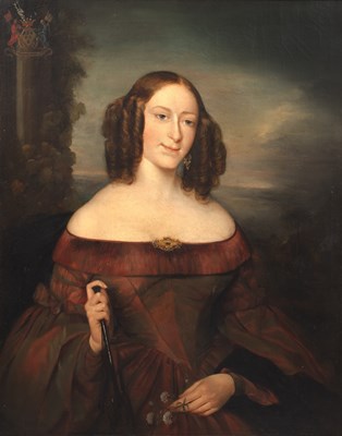Lot 96 - English School (19th century) Portrait of a...