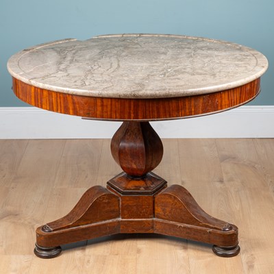 Lot 36 - A 19th century guéridon table