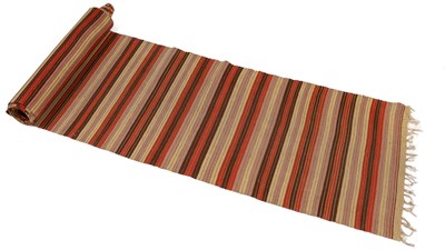 Lot 1394 - A 20th century hand-woven Kilim runner