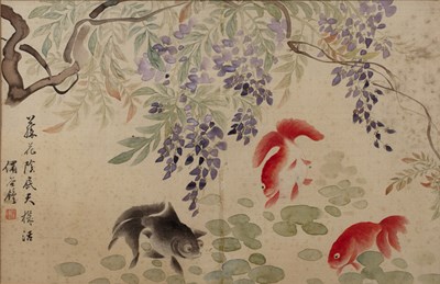 Lot 258 - Chinese School 20th Century on silk, studies...