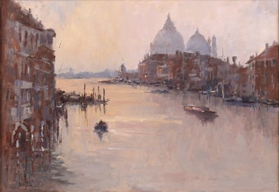 Lot 259 - William Davies (1928-2011) 'The Grand Canal,...