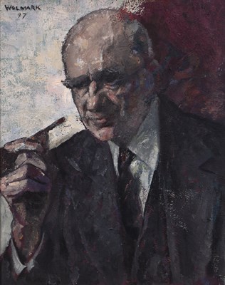 Lot 413 - Alfred Aaron Wolmark (1877-1961) Portrait of a...