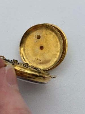 Lot 263 - Three antique watches, comprising a gold cased...