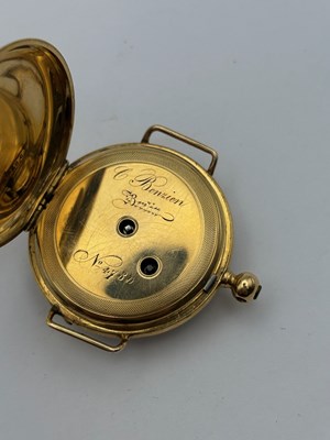 Lot 263 - Three antique watches, comprising a gold cased...