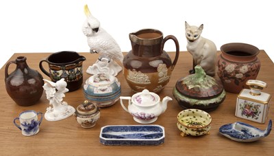 Lot 249 - Group of ceramics including Doulton, a Crown...