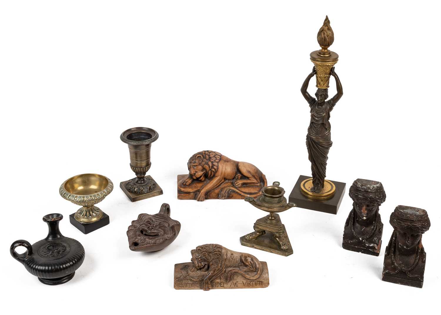 Lot 360 - A small group of classical-style ornaments and others