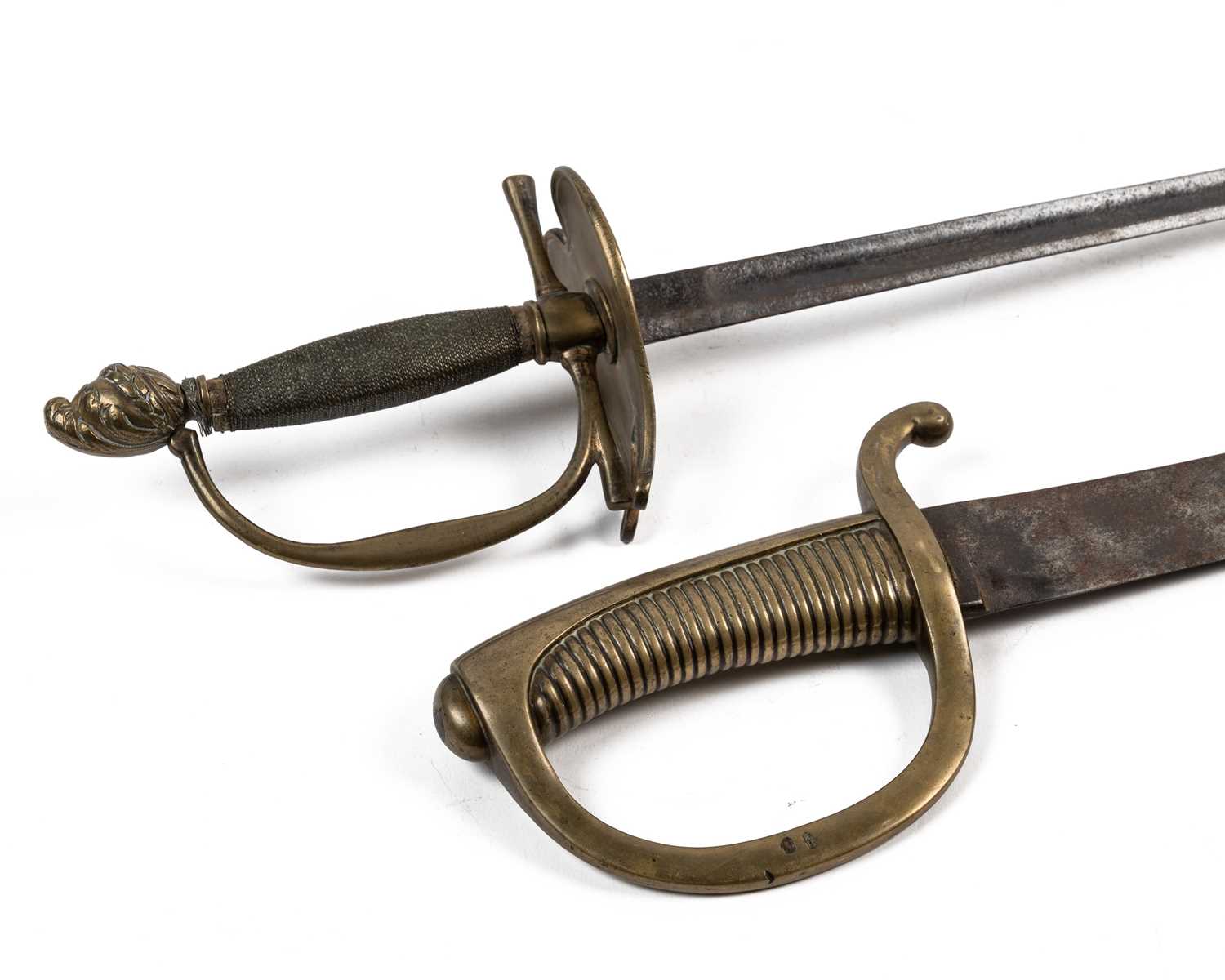 Lot 556 - Two early 19th century edged weapons