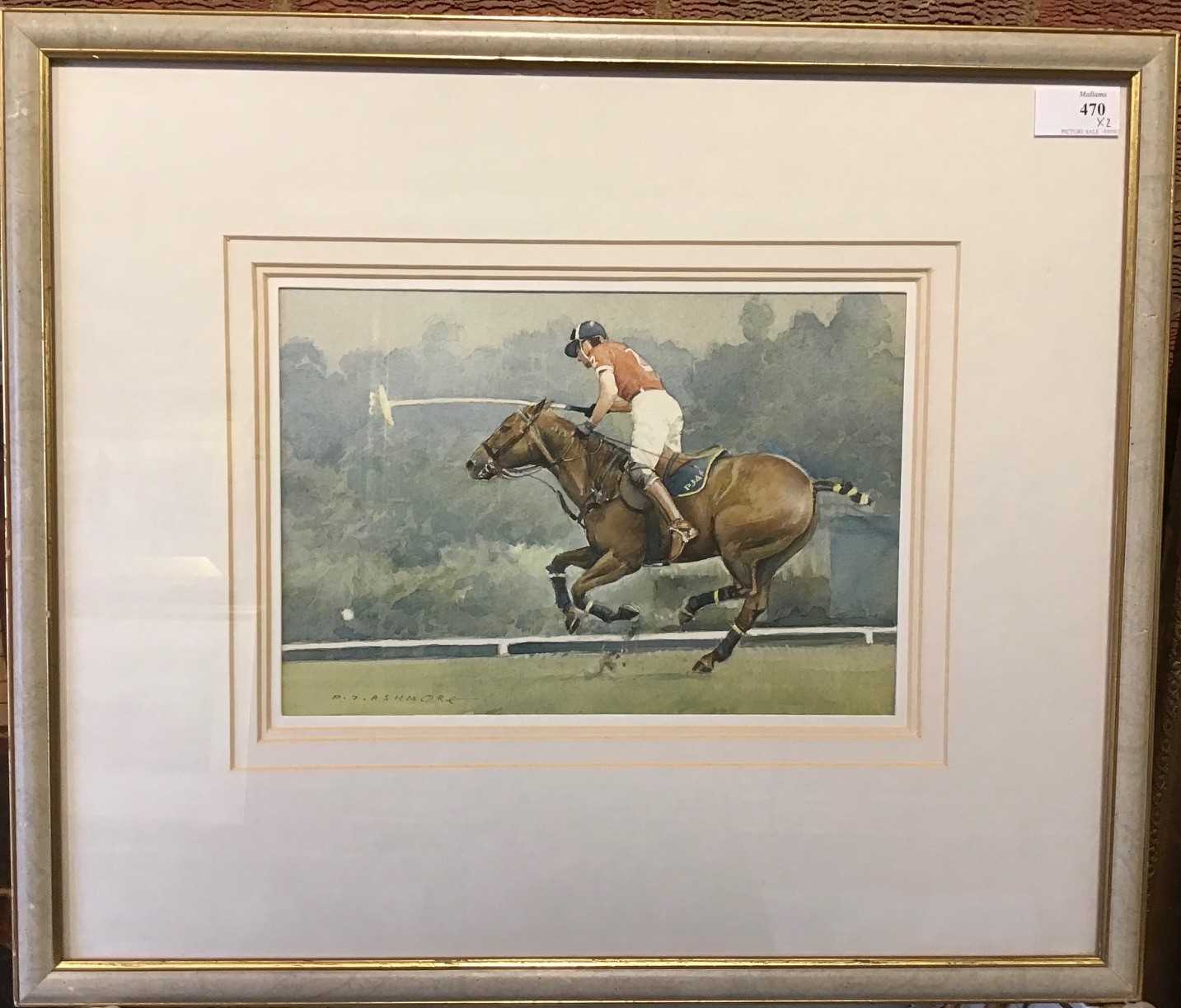 Lot 236 - Peter J. Ashmore (20th century) Polo player in...