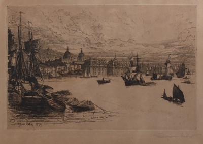 Lot 34 - Francis Seymour Haden (1818-1910) Greenwich,...