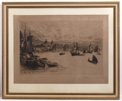 Lot 34 - Francis Seymour Haden (1818-1910) Greenwich,...