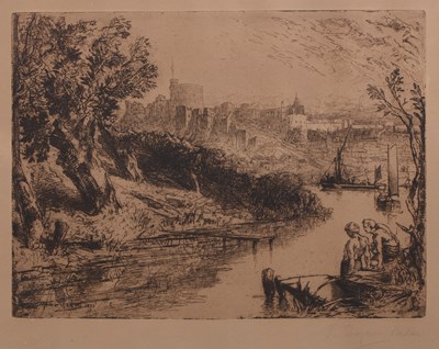 Lot 34 - Francis Seymour Haden (1818-1910) Greenwich,...