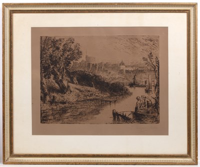 Lot 34 - Francis Seymour Haden (1818-1910) Greenwich,...