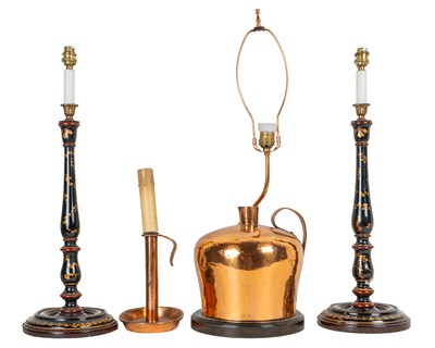 Lot 278 - Four table lamps