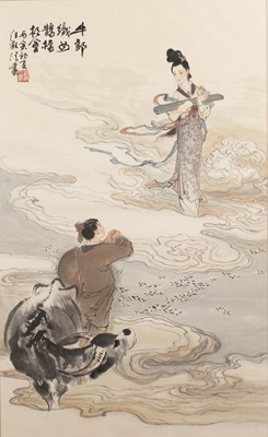 Lot 259 - Chinese School 20th Century scroll painting,...