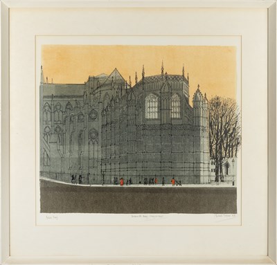 Lot 31 - Robert Tavener (1920-2004) Westminster Abbey -...
