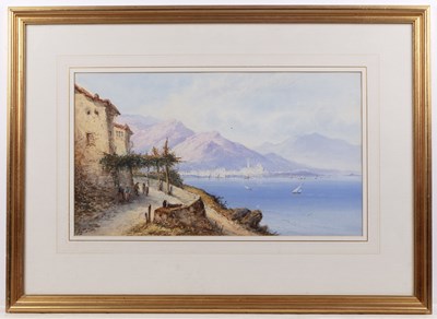 Lot 488 - David Hall McKewan (1817-1873) Lake Orta,...