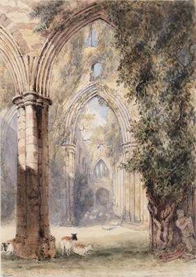 Lot 489 - Joseph Murray Ince (1806-1859) Netley Abbey,...