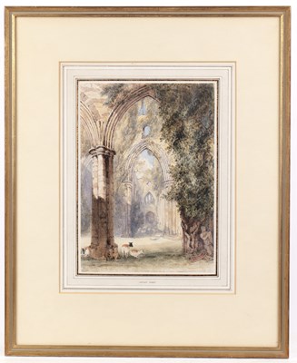 Lot 489 - Joseph Murray Ince (1806-1859) Netley Abbey,...