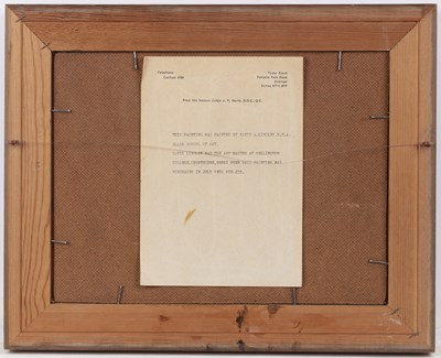 Lot 492 - David Lindley (b.1930) Parkland, signed, oil...