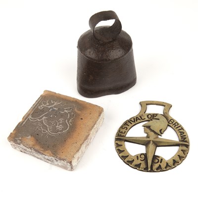 Lot 317 - Small medieval tile late 16th Century, a sheet...